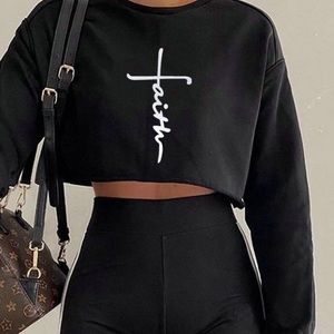 Women’s “Faith” Crop Top